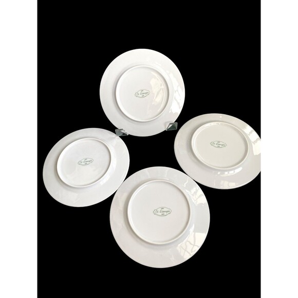 Fruit Plates St. Limoges 7.5” Fruit Pattern, 4 dessert bread Signed Fiorilli - Picture 10 of 14